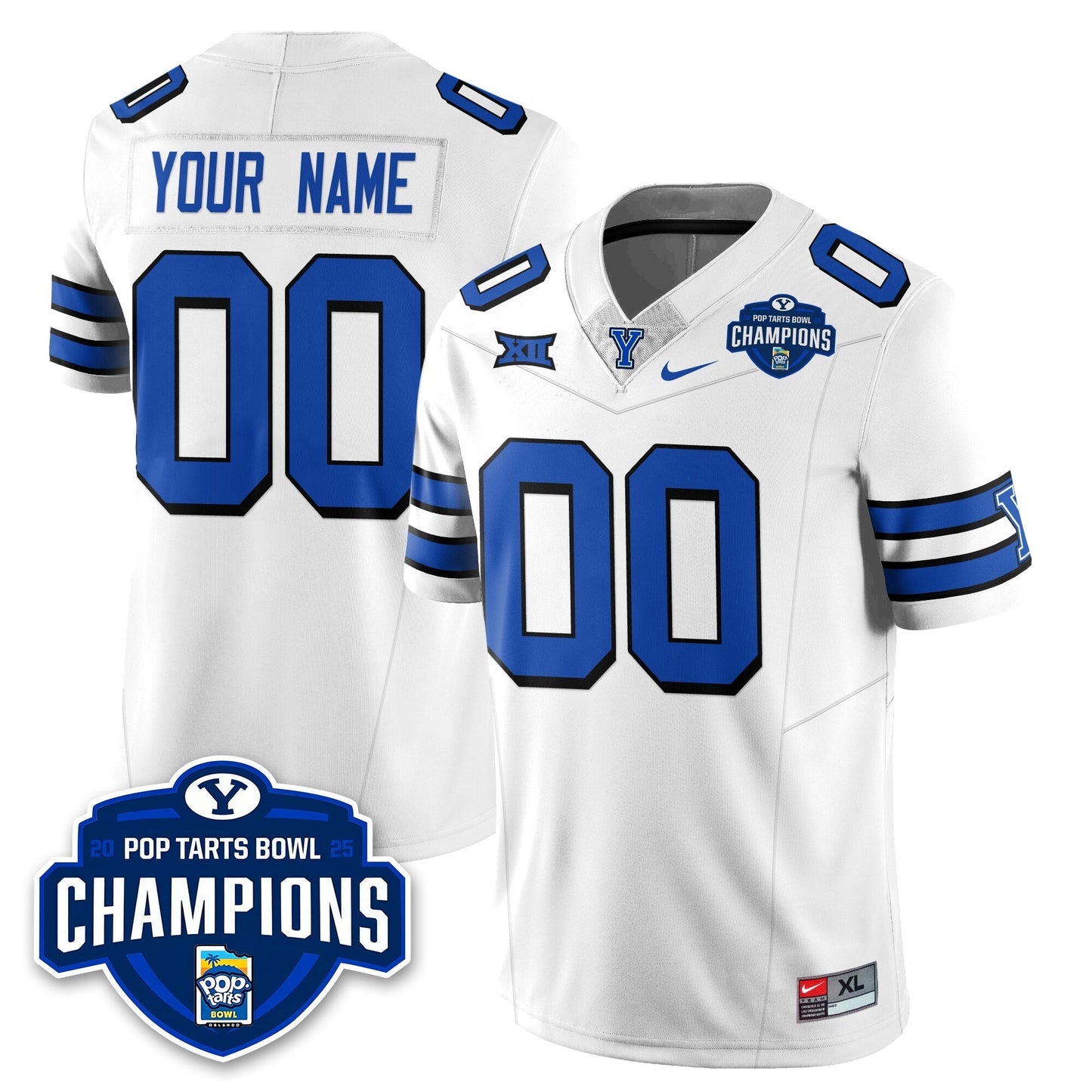 BCS Football 2025 Pop-Tarts Bowl Champions Custom Jersey - All Stitched