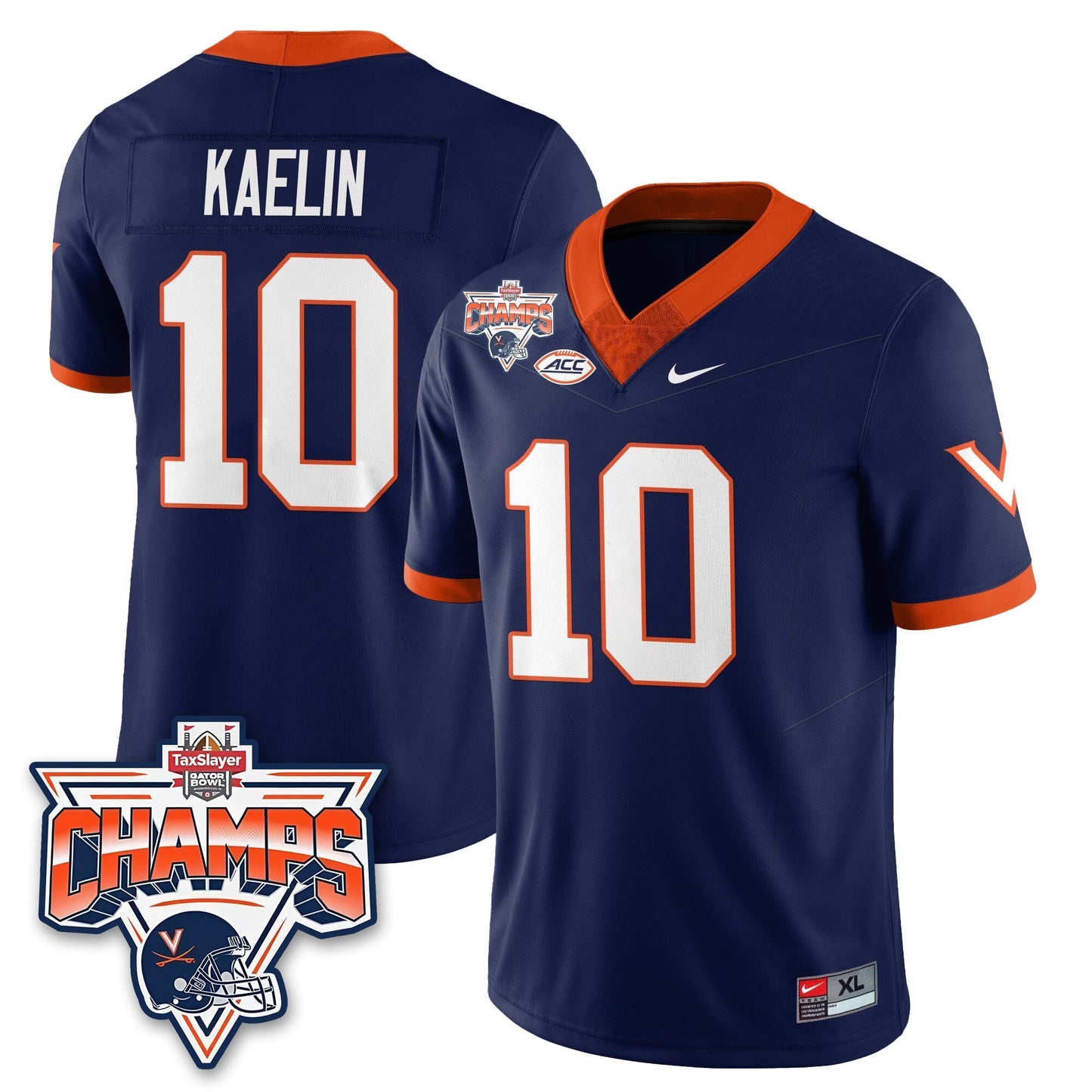 VC Football 2025 TaxSlayer Gator Bowl Champions Jersey - Stitched-NQD