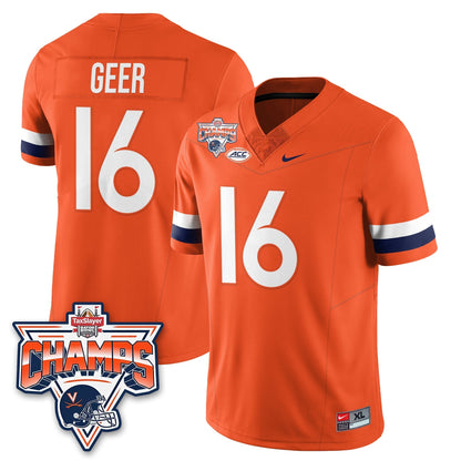 VC Football 2025 TaxSlayer Gator Bowl Champions Jersey - Stitched-NQD