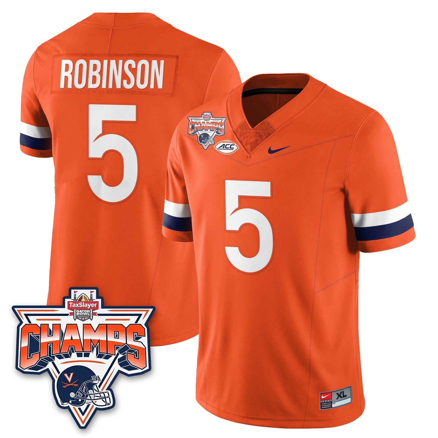 VC Football 2025 TaxSlayer Gator Bowl Champions Jersey - Stitched-NQD