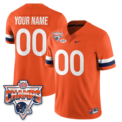 VC Football 2025 TaxSlayer Gator Bowl Champions Jersey - Stitched-NQD
