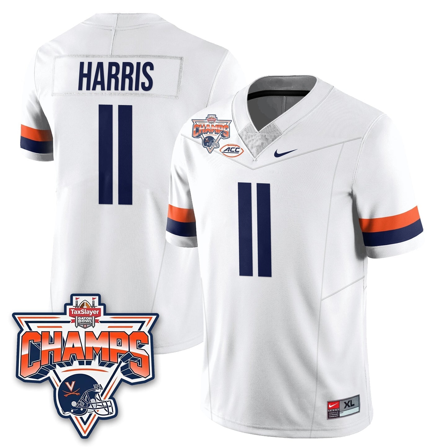 VC Football 2025 TaxSlayer Gator Bowl Champions Jersey - Stitched-NQD