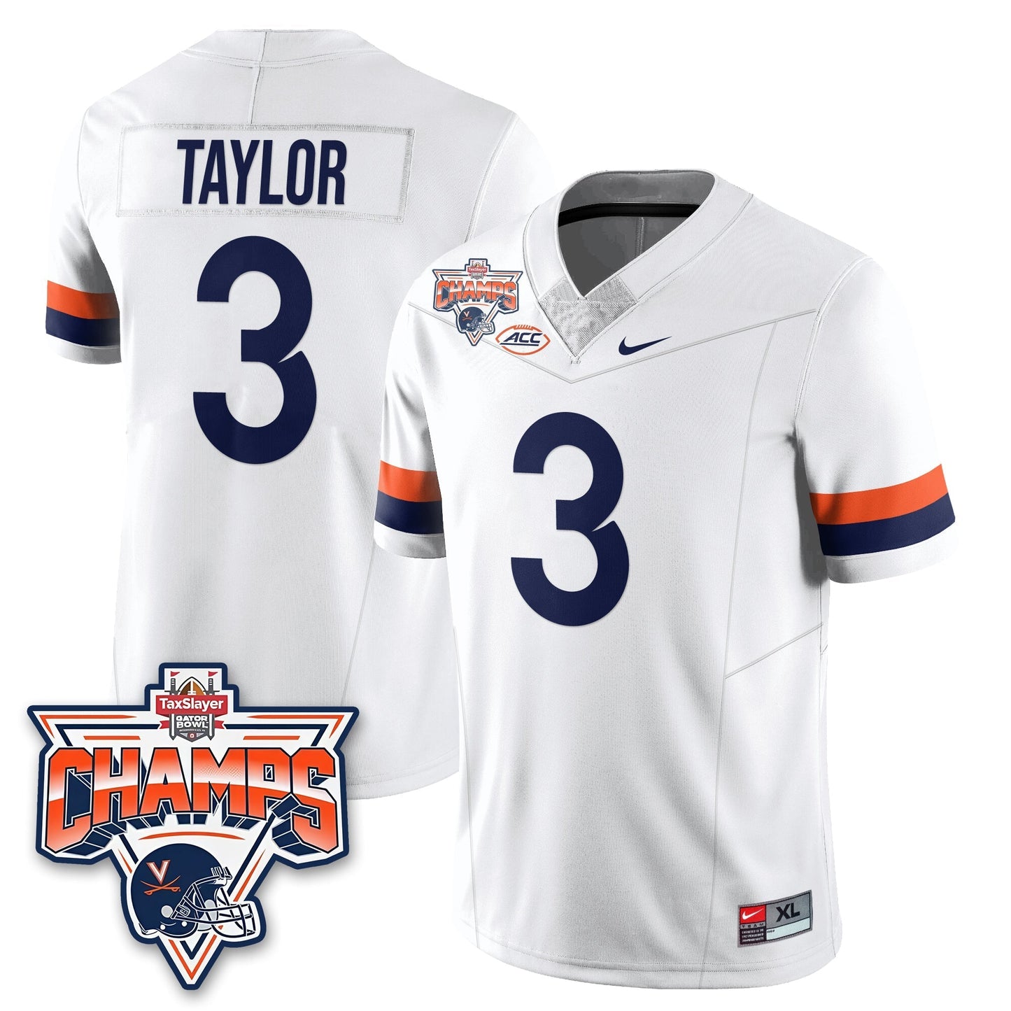 VC Football 2025 TaxSlayer Gator Bowl Champions Jersey - Stitched-NQD