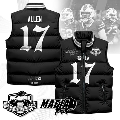 BUF Gothic Farewell Highmark Unisex Puffer Vest-NQD