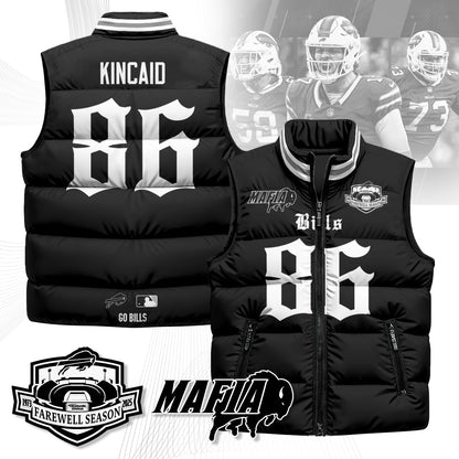 BUF Gothic Farewell Highmark Unisex Puffer Vest-NQD