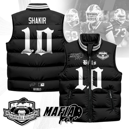 BUF Gothic Farewell Highmark Unisex Puffer Vest-NQD