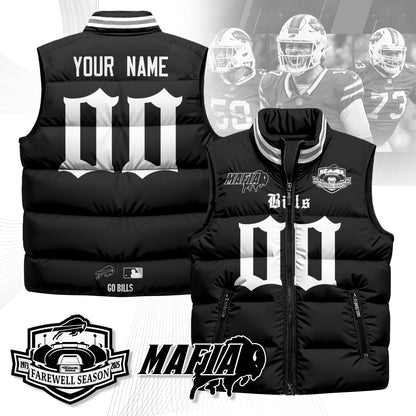 BUF Gothic Farewell Highmark Unisex Puffer Vest-NQD