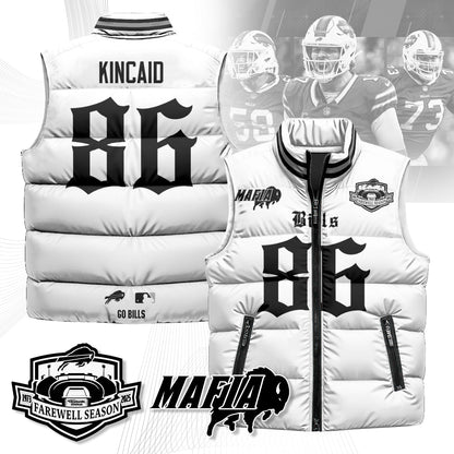 BUF Gothic Farewell Highmark Unisex Puffer Vest-NQD