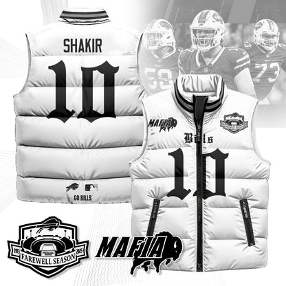 BUF Gothic Farewell Highmark Unisex Puffer Vest-NQD