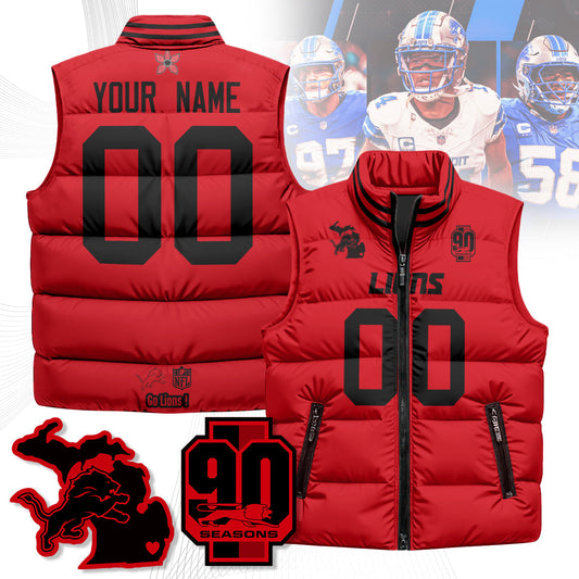 Custom DET 'Stranger Things Edition' Unisex Puffer Vest-NQD