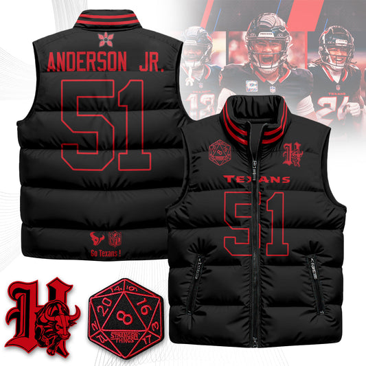 HOU 'Stranger Things Edition' Unisex Puffer Vest-NQD