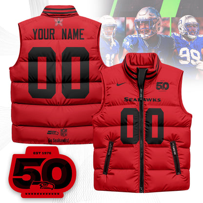 Custom SEA 'Stranger Things Edition' Unisex Puffer Vest n1