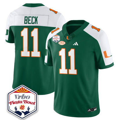 MIA Football Vapor Limited Jersey - Vrbo Fiesta Bowl - All Stitched