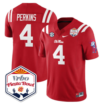 Ole Miss Football Vapor Limited Jersey - Vrbo Fiesta Bowl - All Stitched