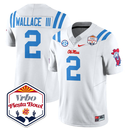 Ole Miss Football Vapor Limited Jersey - Vrbo Fiesta Bowl - All Stitched