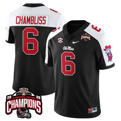Ole Miss Football Vapor Limited Jersey - Allstate Sugar Bowl Champions - All Stitched