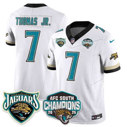 DET AFC South Division Champions Vapor Limited Throwback Jersey - All Stitched