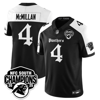 CAR Gothic NFC South Division Champions Vapor Limited Gothic Jersey - All Stitched