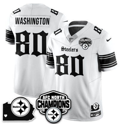 PIT Gothic AFC North Division Champions Vapor Limited Jersey - All Stitched