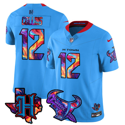 HOU Special Vapor Limited Jersey - All Stitched