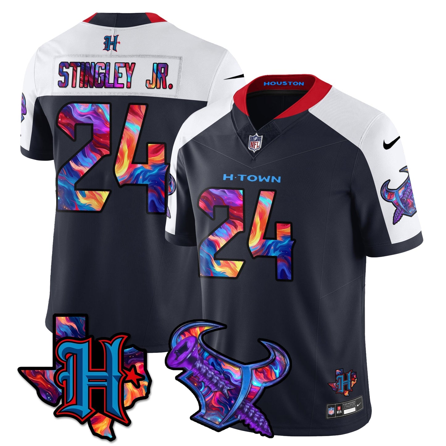 HOU Special Vapor Limited Jersey - All Stitched