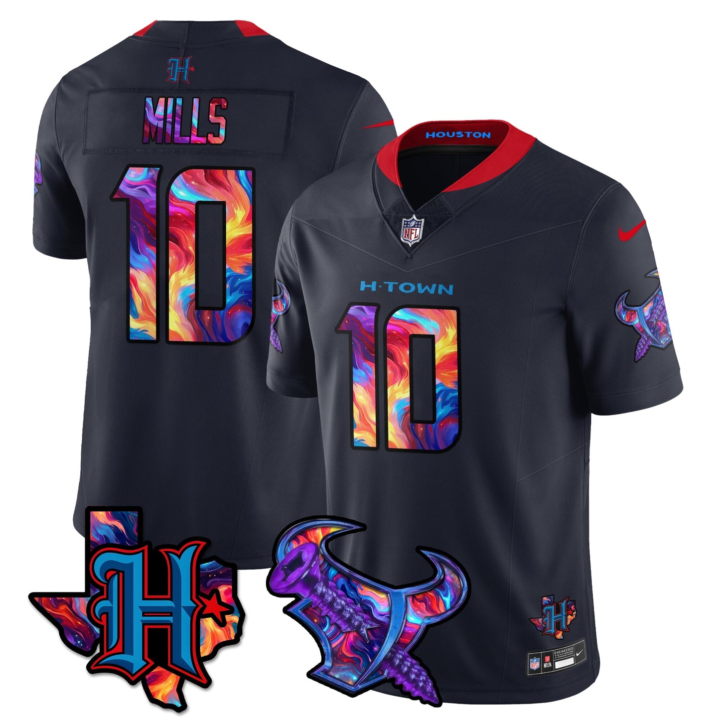 HOU Special Vapor Limited Jersey - All Stitched