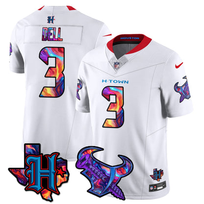 HOU Special Vapor Limited Jersey - All Stitched