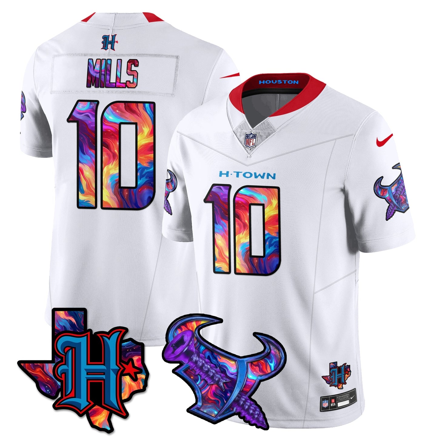 HOU Special Vapor Limited Jersey - All Stitched