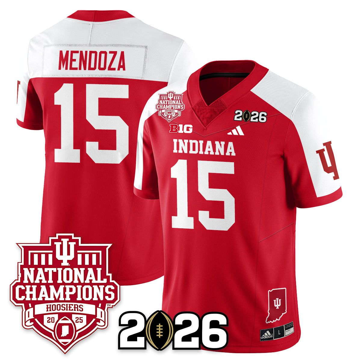 Indiana H Vapor Limited Football Jersey - 2025 National Champions - All Stitched