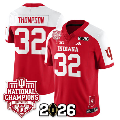Indiana H Vapor Limited Football Jersey - 2025 National Champions - All Stitched