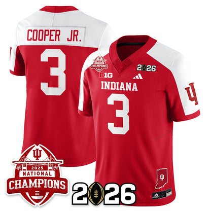 Indiana H Vapor Limited Football Jersey V2 - 2025 National Champions - All Stitched