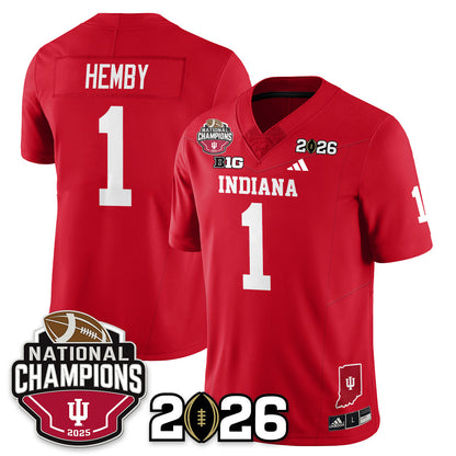 Indiana H Vapor Limited Football Jersey V3 - 2025 National Champions - All Stitched