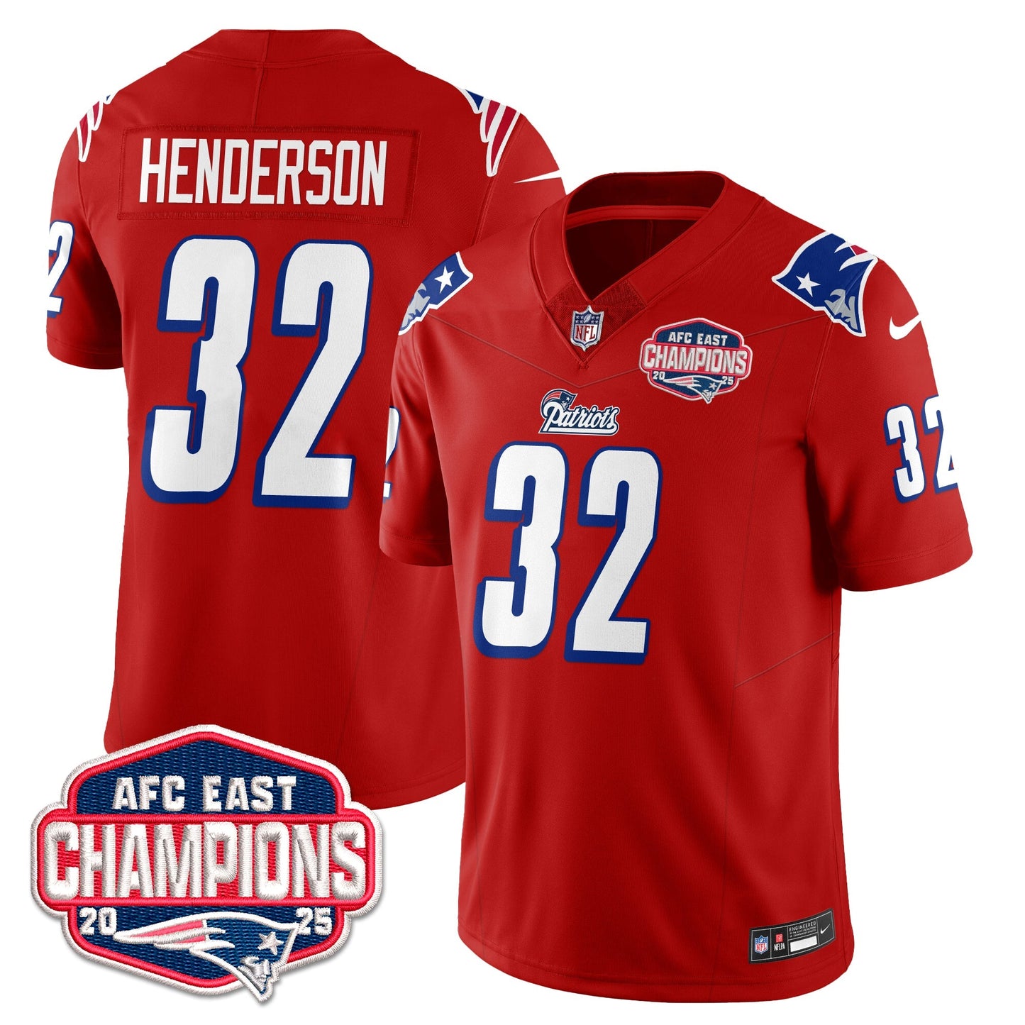 NE 1996 Throwback Limited Vapor Jersey – All Stitched
