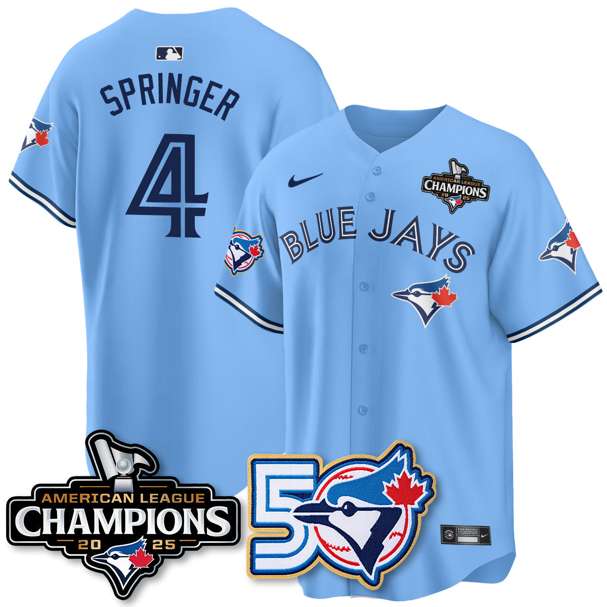 TBJ 2025 American League Champions Vapor Limited Jersey - 50th Season - All Stitched