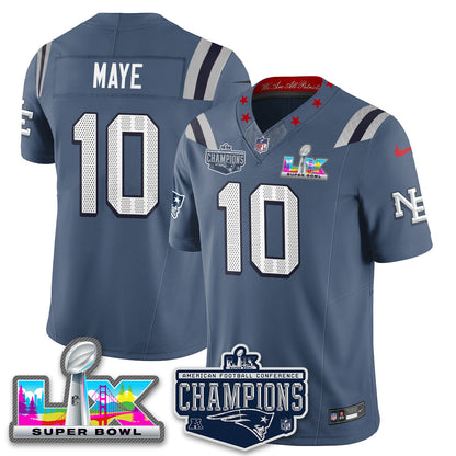 NE 2025 AFC Champions Vapor Limited Jersey - All Stitched