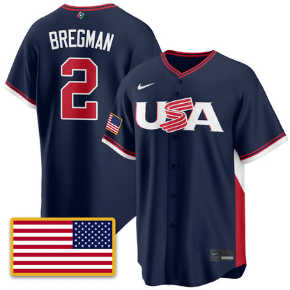 USA Baseball  2026 World Baseball Classic Limited Jersey - All Stitched