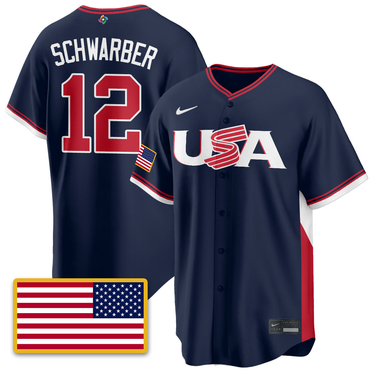 USA Baseball  2026 World Baseball Classic Limited Jersey - All Stitched