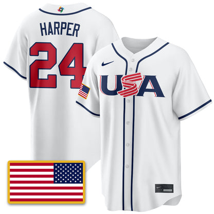 USA Baseball  2026 World Baseball Classic Limited Jersey - All Stitched