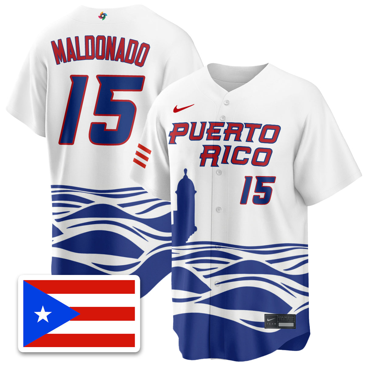 Puerto Rico Baseball 2026 World Baseball Classic Limited Jersey - All Stitched