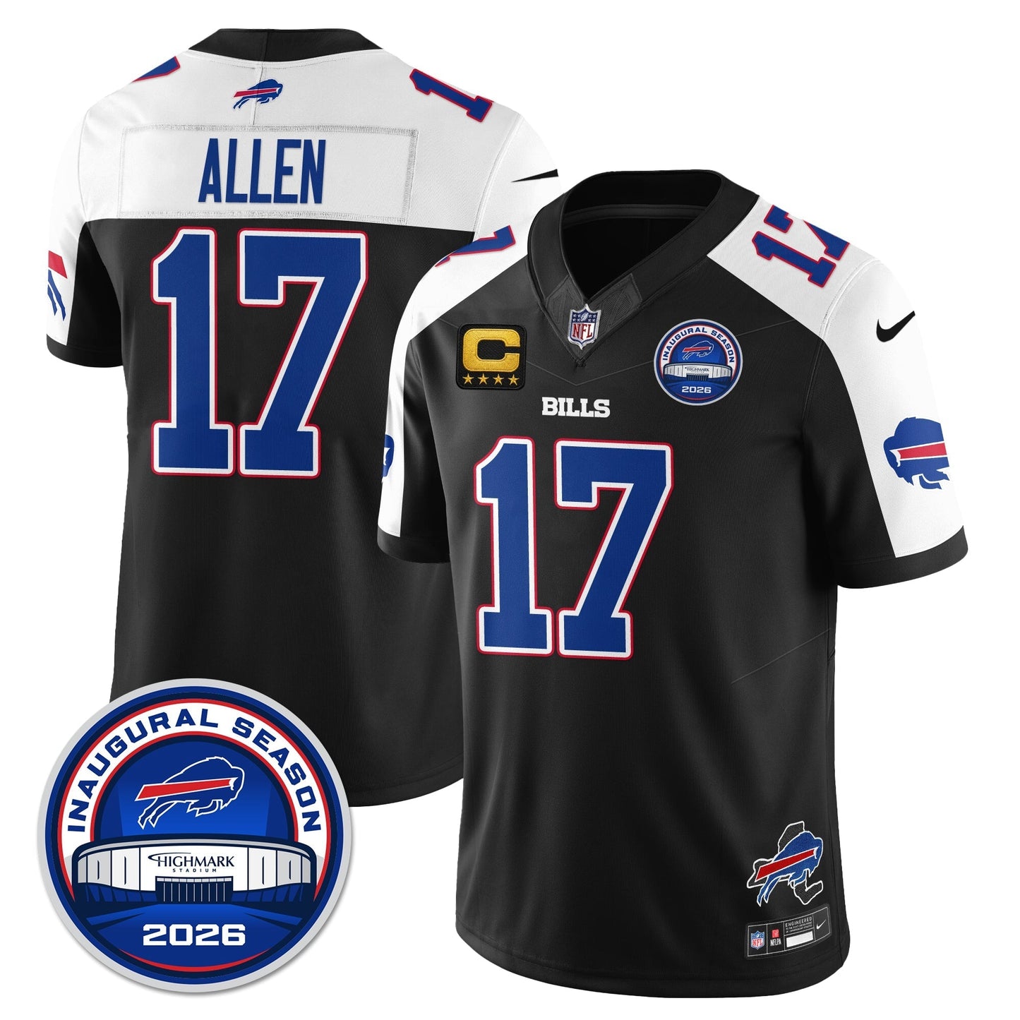 BUF 2026 Inaugural Season Patch Vapor Limited Jersey - Stitched-NQD