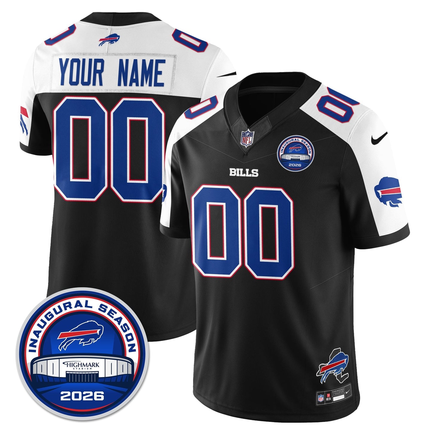 BUF 2026 Inaugural Season Patch Vapor Limited Jersey - Stitched-NQD