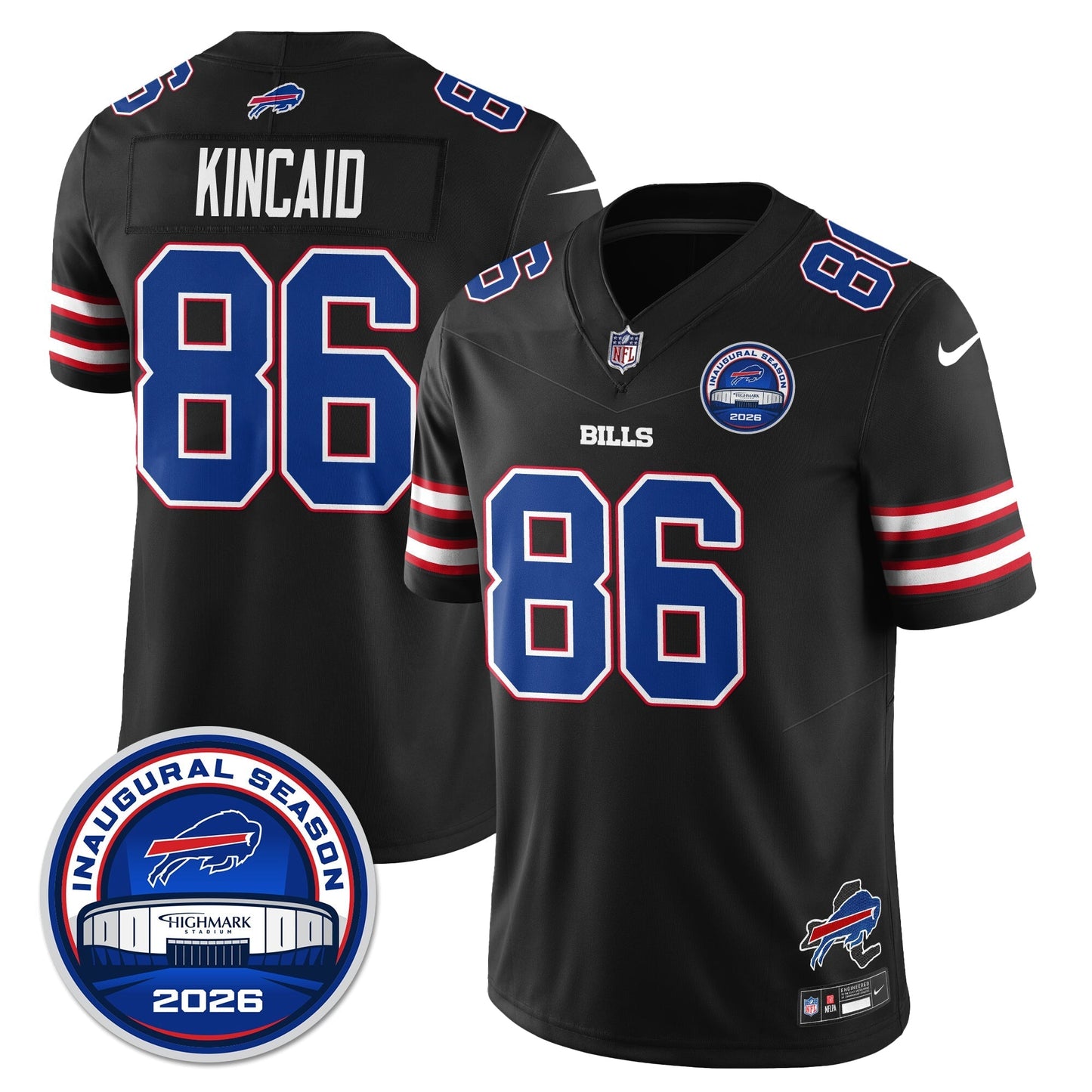 BUF 2026 Inaugural Season Patch Vapor Limited Jersey - Stitched-NQD