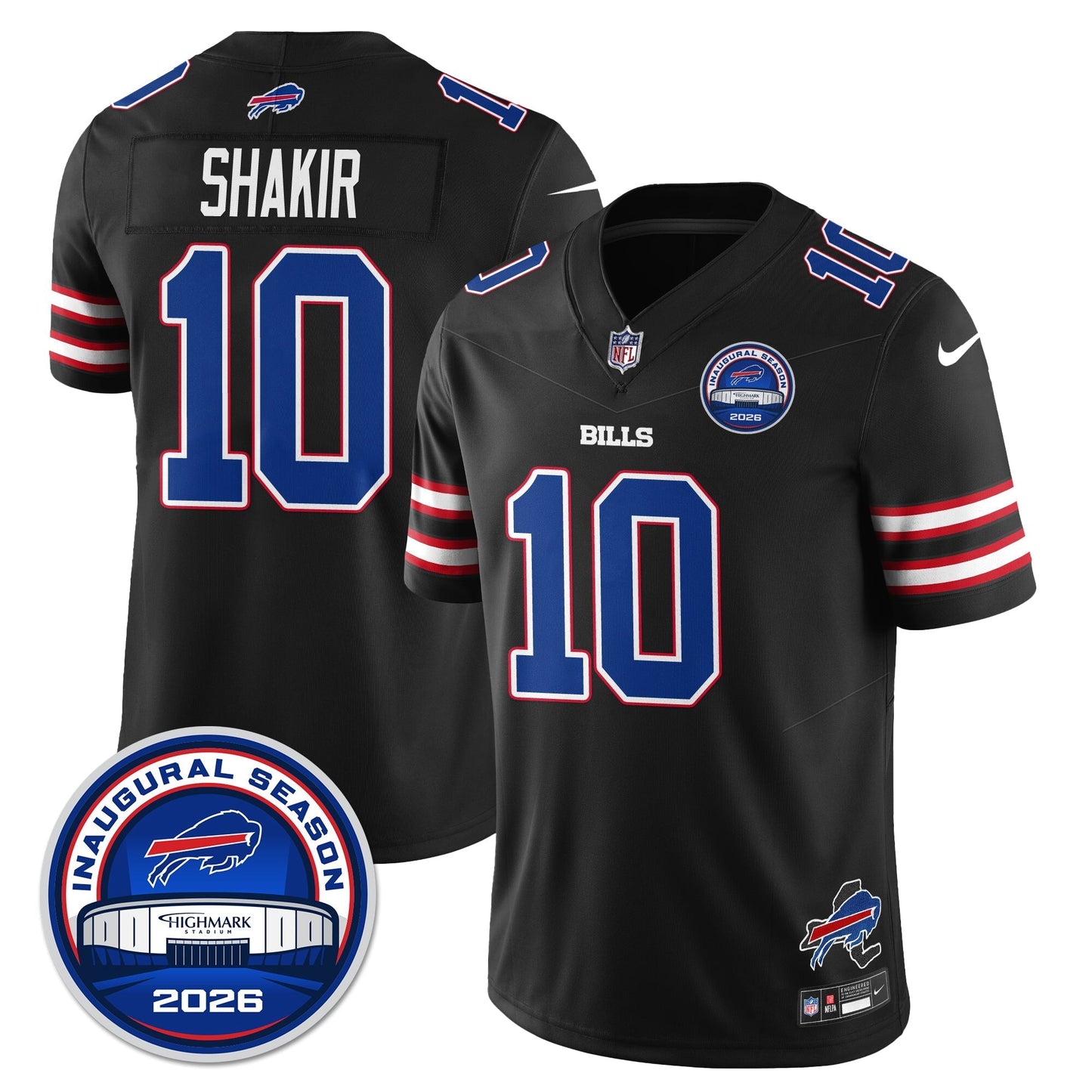 BUF 2026 Inaugural Season Patch Vapor Limited Jersey - Stitched-NQD