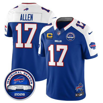 BUF 2026 Inaugural Season Patch Vapor Limited Jersey - Stitched-NQD