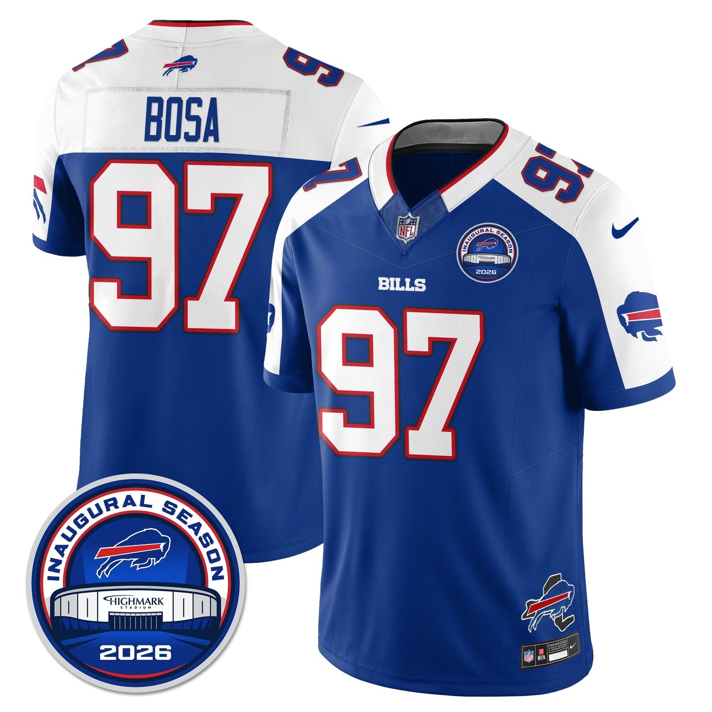 BUF 2026 Inaugural Season Patch Vapor Limited Jersey - Stitched-NQD