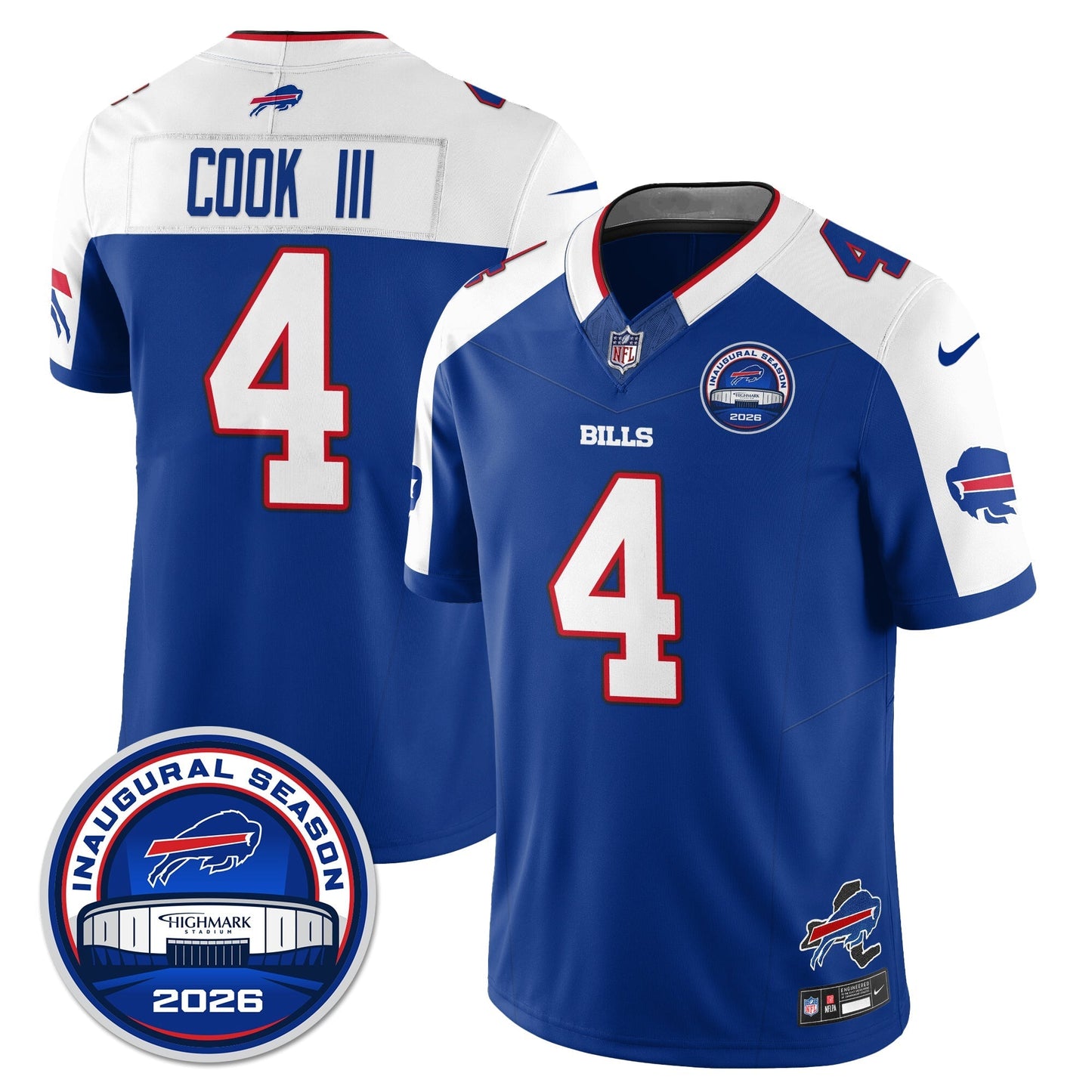 BUF 2026 Inaugural Season Patch Vapor Limited Jersey - Stitched-NQD
