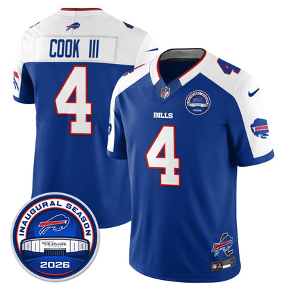 BUF 2026 Inaugural Season Patch Vapor Limited Jersey - Stitched-NQD