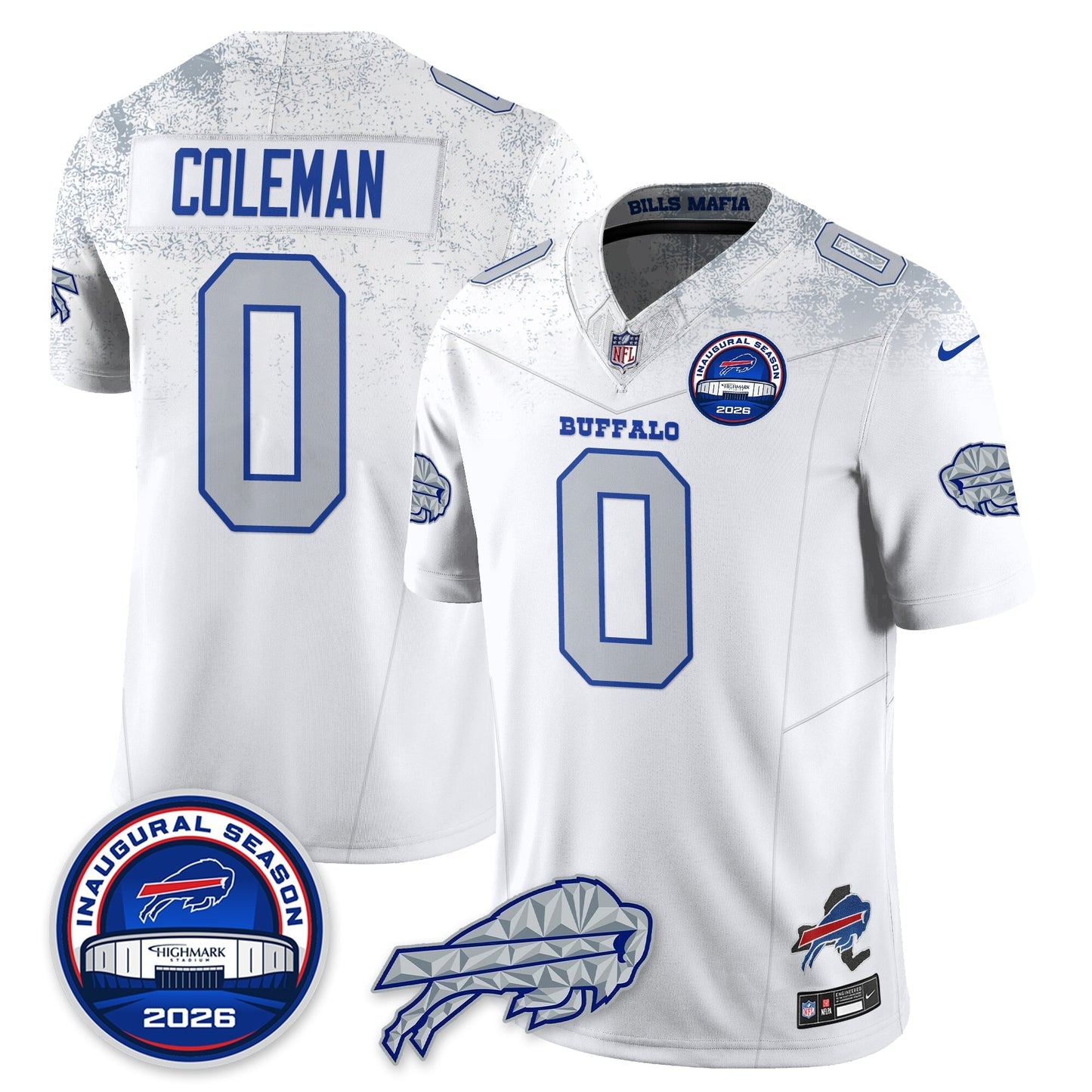 BUF 2026 Inaugural Season Patch Vapor Limited Jersey - Stitched-NQD