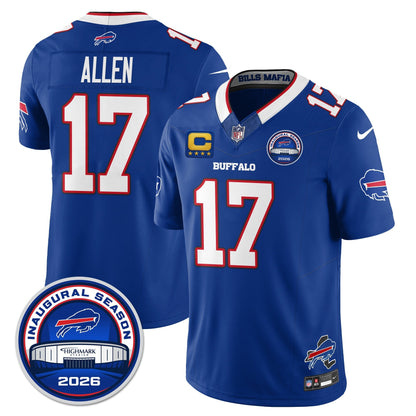 BUF 2026 Inaugural Season Patch Vapor Limited Jersey - Stitched-NQD
