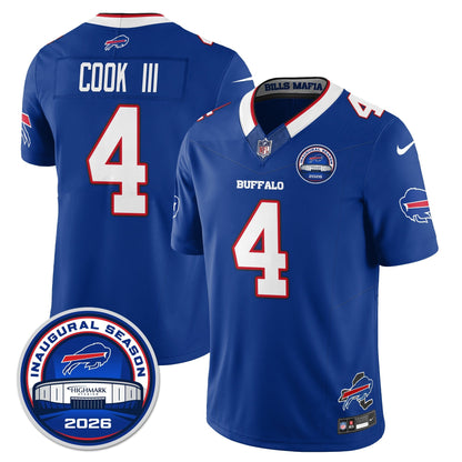BUF 2026 Inaugural Season Patch Vapor Limited Jersey - Stitched-NQD